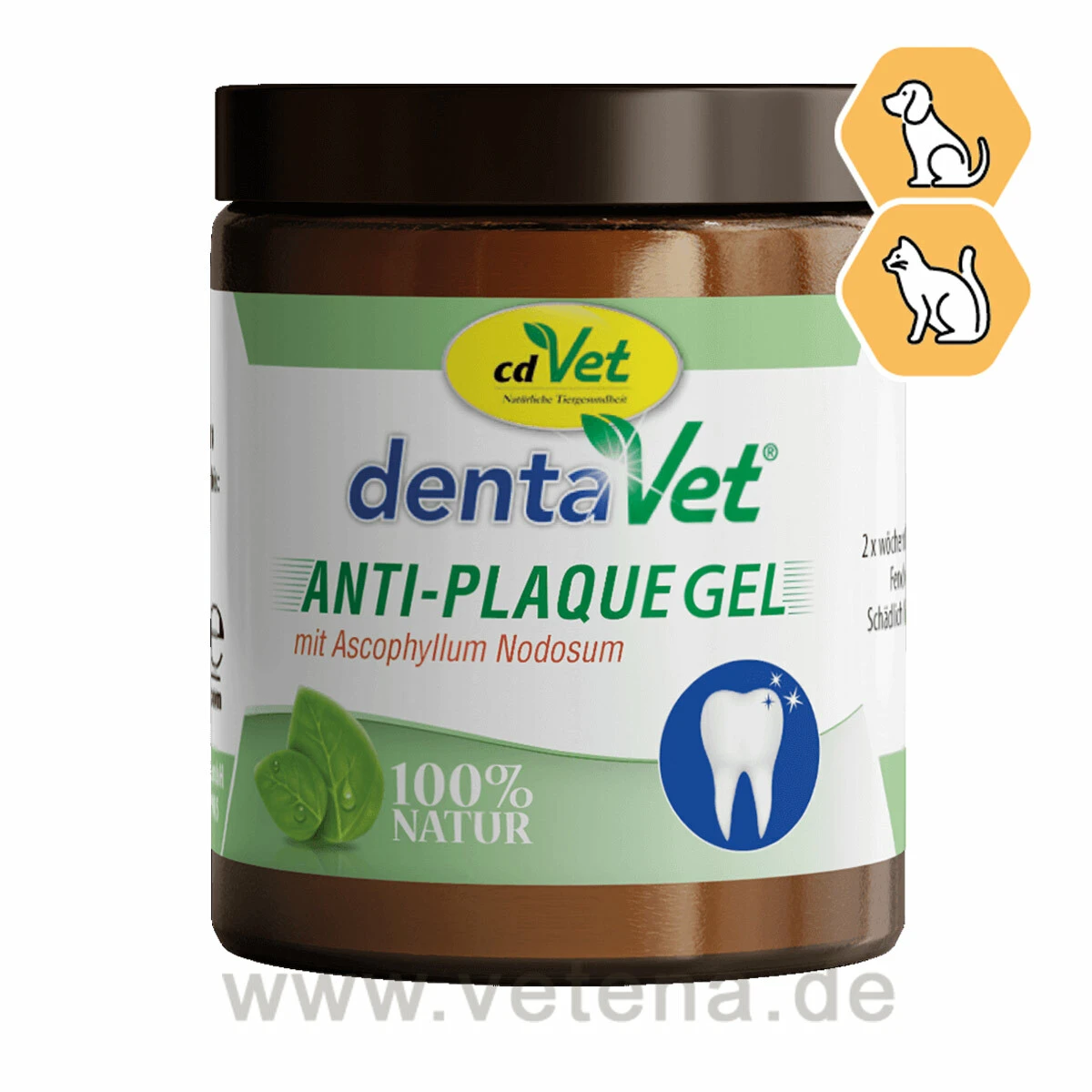CdVet DentaVet AntiPlaque Gel Für Hunde & Katzen