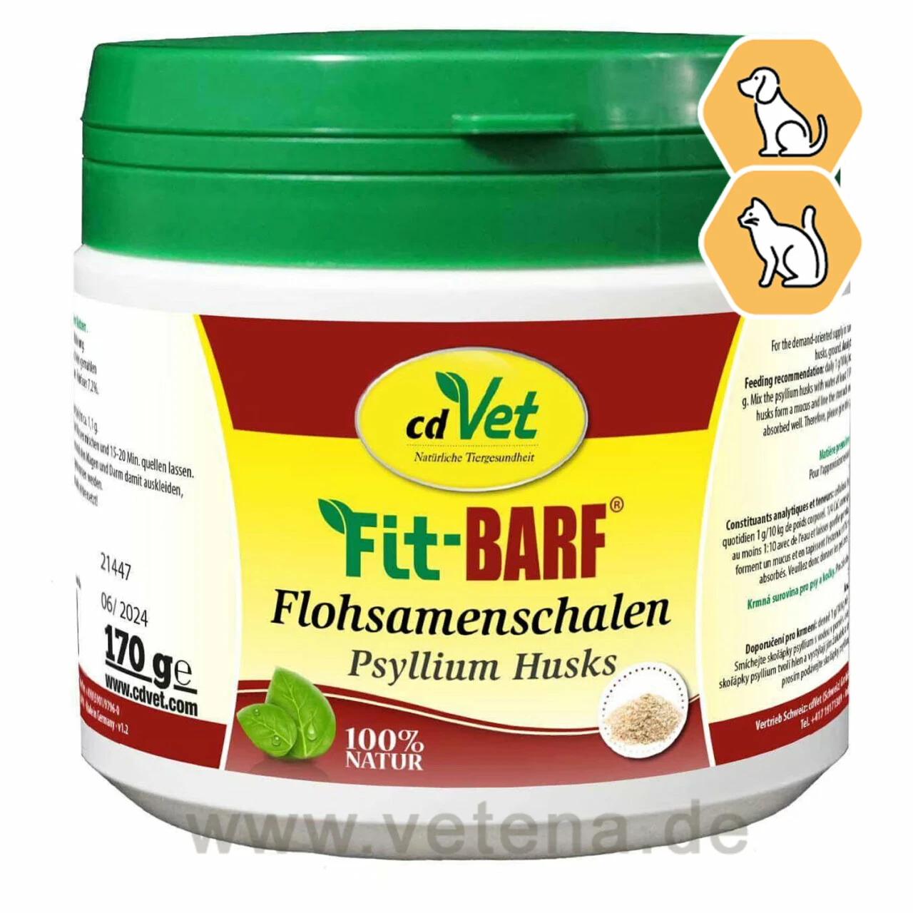 CdVet Fit-BARF Flohsamenschalen
